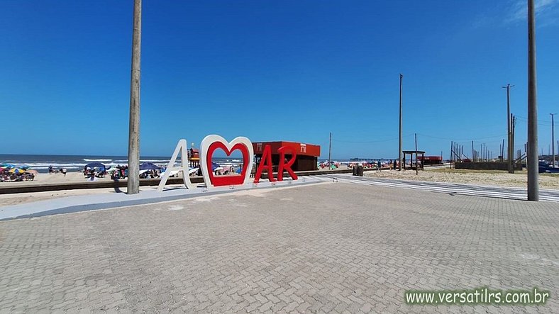 200m da Praia | Churrasqueira | Wi-Fi | Elevador | 4 Pessoas