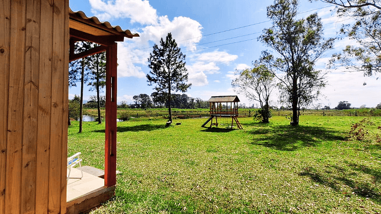 Cabana Cristal ll Campestre Em Sítio ll Wi-Fi ll Quiosque Ch